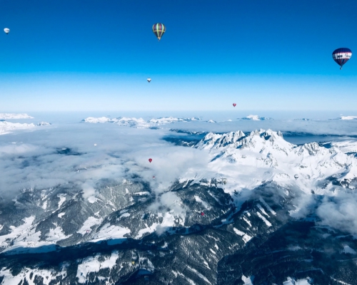 Ballonvaart maken in Oostenrijk